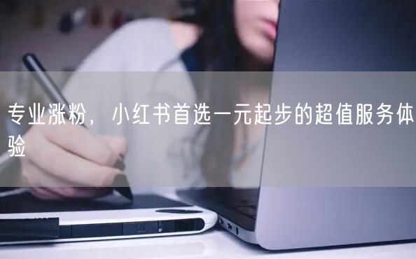 专业涨粉，小红书首选一元起步的超值服务体验