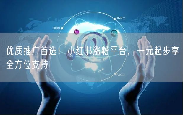 优质推广首选！小红书涨粉平台，一元起步享全方位支持